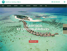 Tablet Screenshot of maldivesholidayoffers.com